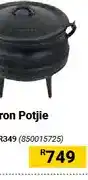 Builders Warehouse 3-leg Cast-iron Potjie offer