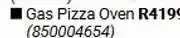 Builders Warehouse Gas Pizza Oven offer