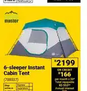 Builders Warehouse 6-sleeper Instant Cabin Tent offer