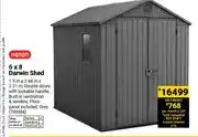 Builders Warehouse 6 x 8 Darwin Shed, Grey offer