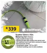 Builders Warehouse Quattro 12mm x 15m Watering Set (760565) offer