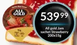 Super Save All gold Jam sachet Strawberry offer