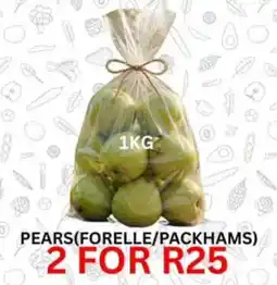 Take 'n Pay Pears forelle/packhams offer