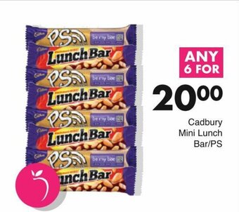 Save Cadbury Mini Lunch Bar / PS offer