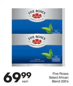 Save Five Roses Select African Blend 200's offer