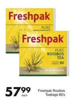 Save Freshpak Rooibos Teabags 80's offer