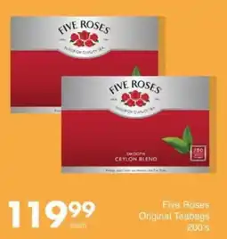 Save Five Roses Original Teabags offer