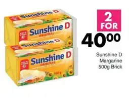 Save Sunshine D Margarine offer