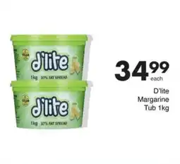 Save D'lite Margarine Tub offer