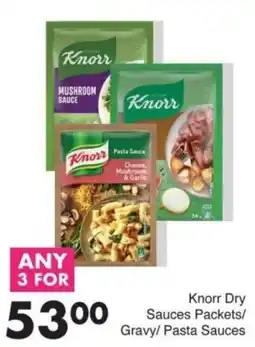 Save Knorr Dry Sauces Packets/Gravy/Pasta Sauces offer