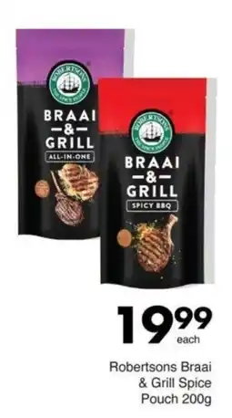 Save Robertsons Braai & Grill Spice Pouch offer