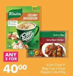 Save Knorr Cook In Bag/Cup a Soup offer