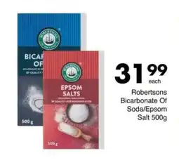 Save Robertsons Bicarbonate Of Soda/Epsom Salt offer