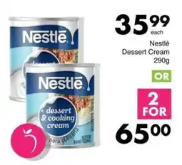 Save Nestlé Dessert Cream offer
