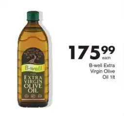 Save B-well Extra Virgin Olive Oil offer