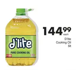 Save D'lite Pure Cooking Oil offer