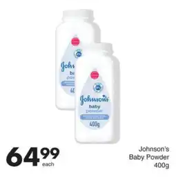 Save Johnson's Baby Powder offer