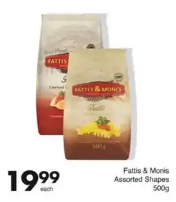 Save Fattis & Monis Assorted Shapes offer