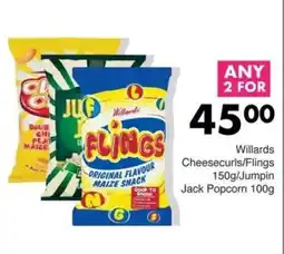 Save Willards Cheesecurls/Flings offer