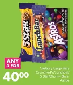Save Cadbury Large Bars offer