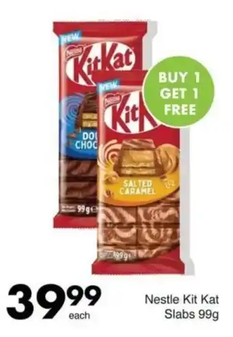 Save Nestle Kit Kat Slabs offer