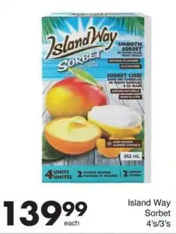Save Island Way Sorbet offer