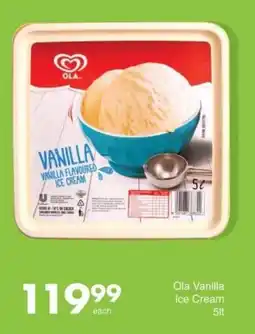 Save Ola Vanilla Ice Cream offer