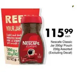 Save Nescafe Classic Assorted offer