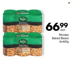 Save Rhodes Baked Beans in Tomato Sauce offer