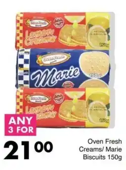 Save Oven Fresh Creams/ Marie Biscuits offer