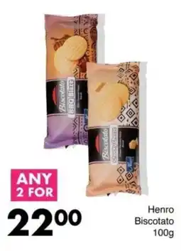 Save Henro Biscotato offer
