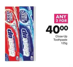 Save Close-Up Toothpaste offer