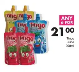 Save Tingo Juice offer