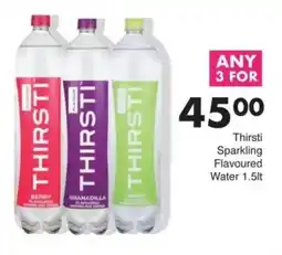 Save Thirsti Sparkling Flavoured Water offer
