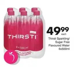 Save Thirsti Sparkling Sugar Free Flavoured Water offer