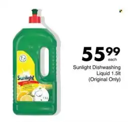 Save Sunlight Dishwashing Liquid offer