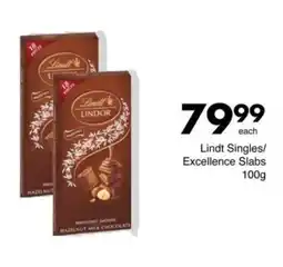 Save Lindt Singles/ Excellence Slabs offer