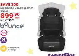 BabiesRUs Dreamtime Deluxe Booster bounce offer