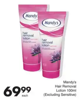 Save Mandy's Hair Removal Lotion offer