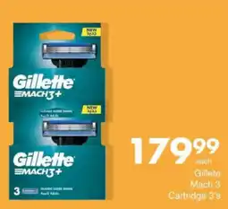 Save Gillette Mach 3+ offer