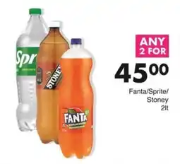 Save Fanta/Sprite/Stoney 2lt offer