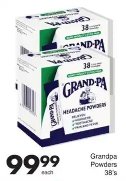 Save Grandpa Powders offer