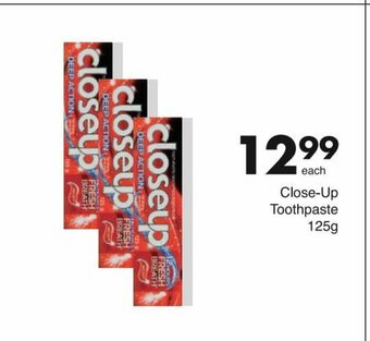 Save Close-Up Toothpaste 125g offer
