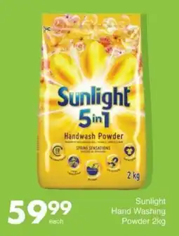 Save Sunlight Hand Washing Powder offer