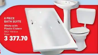 6 PIECE BATH SUITE
