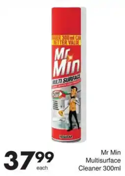 Save Mr Min Multisurface Cleaner offer