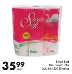 Save Swan Soft Mini Toilet Rolls offer