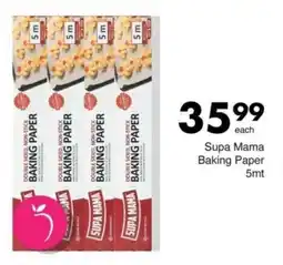 Save Supa Mama Baking Paper offer