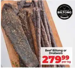 Food Lover's Market Beef Biltong or Droewors offer