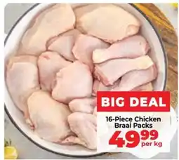 Food Lover's Market 16-Piece Chicken Braai Packs offer